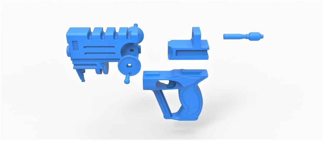 Blaster of Korben Dallas from movie The Fifth Element 3D Print 260539 Blaster of Korben Dallas from movie The Fifth Element 3D Print 260539