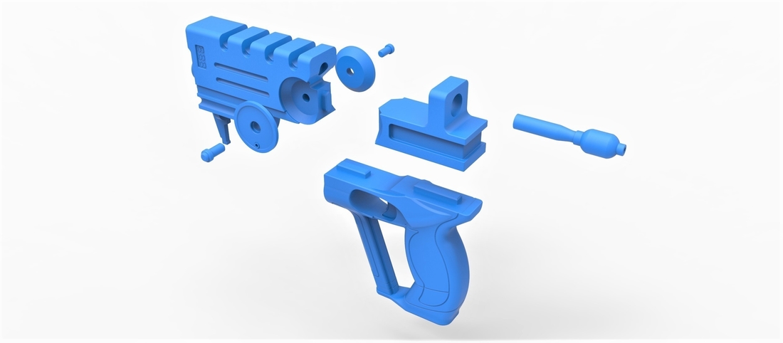 Blaster of Korben Dallas from movie The Fifth Element 3D Print 260540 Blaster of Korben Dallas from movie The Fifth Element 3D Print 260540