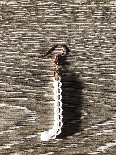 Catarpillar earrings (pair) 3D Print 260828 Catarpillar earrings (pair) 3D Print 260828