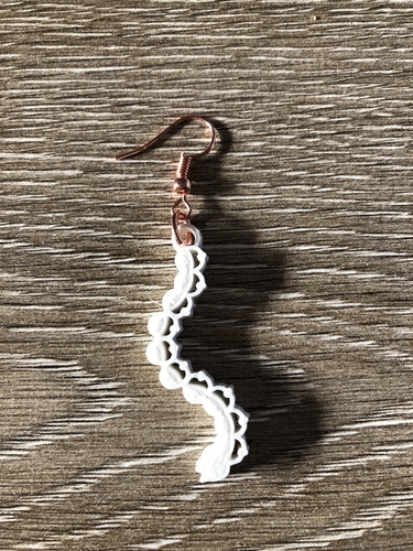 Catarpillar earrings (pair) 3D Print 260829 Catarpillar earrings (pair) 3D Print 260829