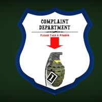 Small Complaint Department Please Take A Number - Humor Novelty Sign 3D Printing 260847