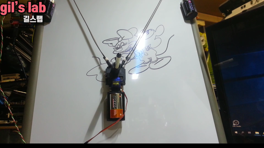 how to make a Vertical Drawing Robot 3D Print 260872