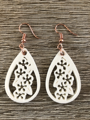 Forget-me-not earrings 3D Print 260887 Forget-me-not earrings 3D Print 260887