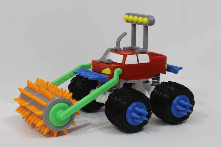 Monster Truck with Crusher (Model1) 3D Print 261022