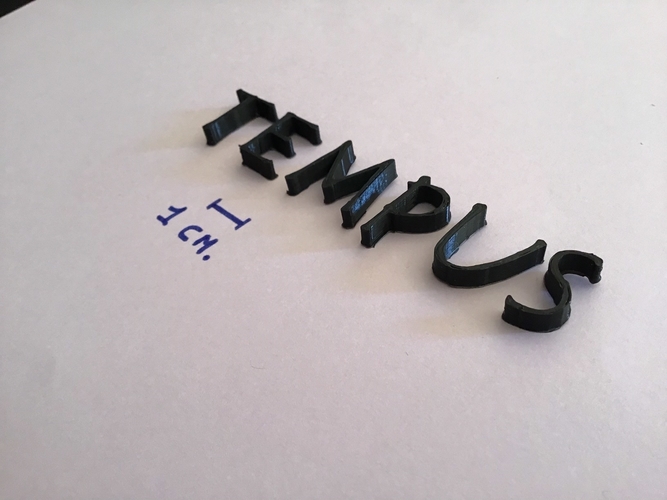 TEMPUS uppercase 3D letters STL file 3D Print 261493 TEMPUS uppercase 3D letters STL file 3D Print 261493