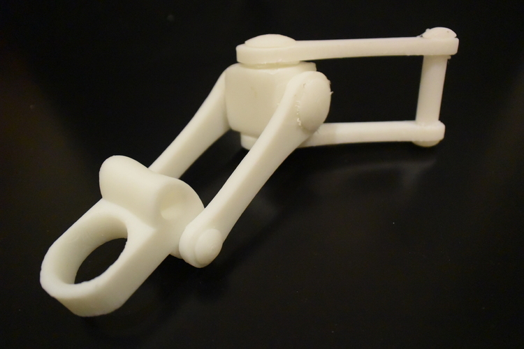 3D Printed Exoskeleton Finger - In One Piece 3D Print 26177