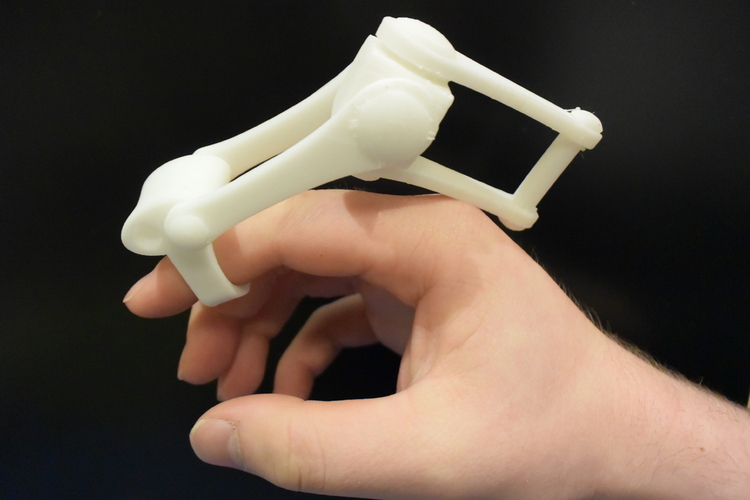 3D Printed Exoskeleton Finger - In One Piece 3D Print 26179