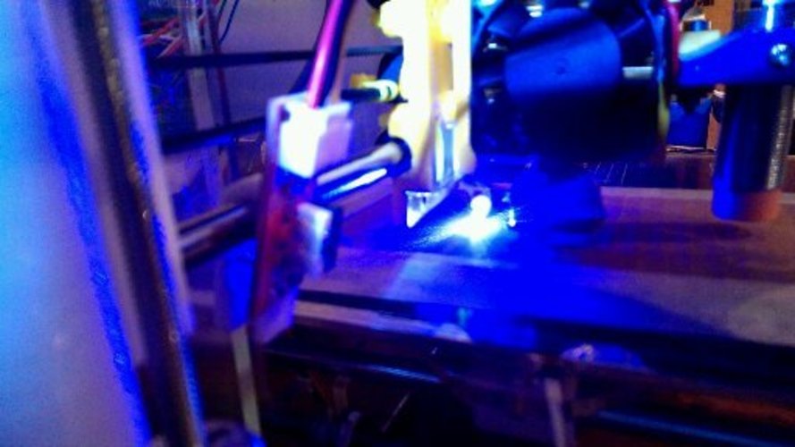 Modified prusa i3 x-carriage with Laser support 3D Print 26191