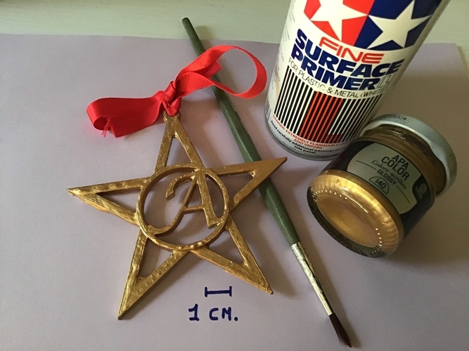 CHRISTMASTAR 3D letters stl file 3D Print 261931 CHRISTMASTAR 3D letters stl file 3D Print 261931