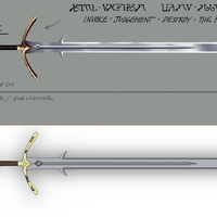 Small Yasha Critical role Magian's judge sword 3D Printing 262063