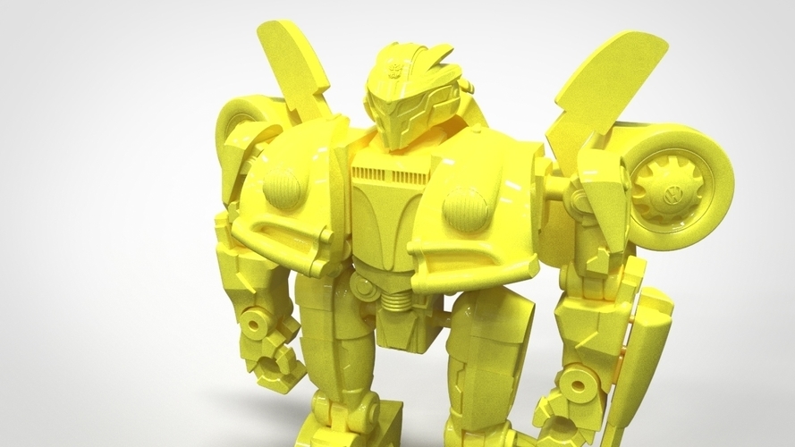 Bumblebee action figure 3D print model 3D Print 262070