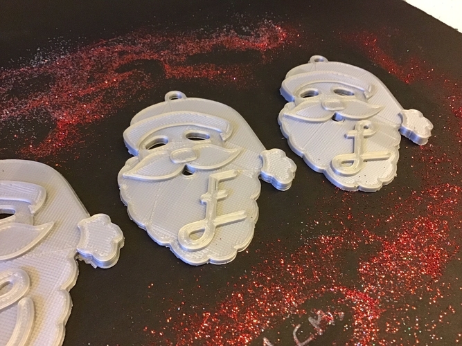 SANTA CLAUS 3D letters stl file 3D Print 262294 SANTA CLAUS 3D letters stl file 3D Print 262294