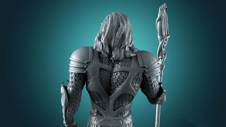 Aquaman - Justice League 3d print files 3D Print 262577 Aquaman - Justice League 3d print files 3D Print 262577