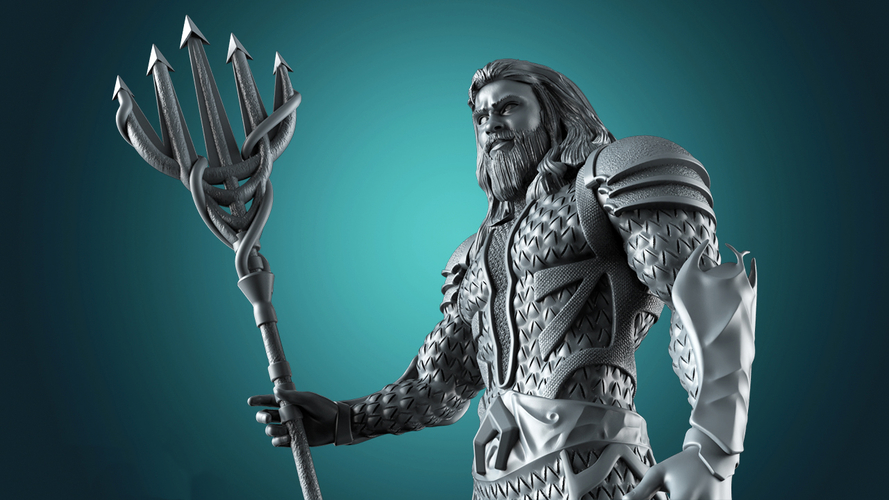 Aquaman - Justice League 3d print files 3D Print 262581 Aquaman - Justice League 3d print files 3D Print 262581