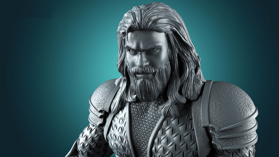 Aquaman - Justice League 3d print files 3D Print 262582 Aquaman - Justice League 3d print files 3D Print 262582