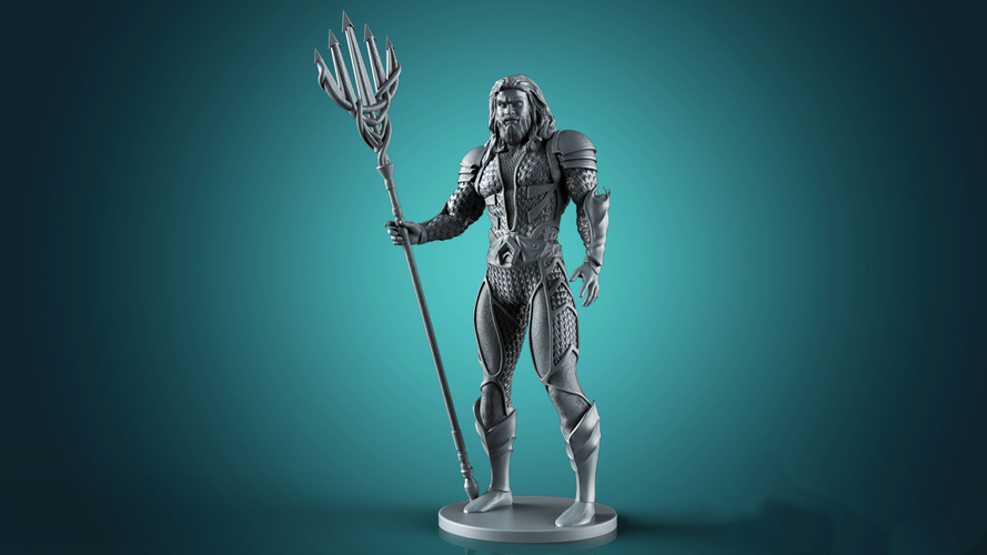 Aquaman - Justice League 3d print files 3D Print 262585 Aquaman - Justice League 3d print files 3D Print 262585
