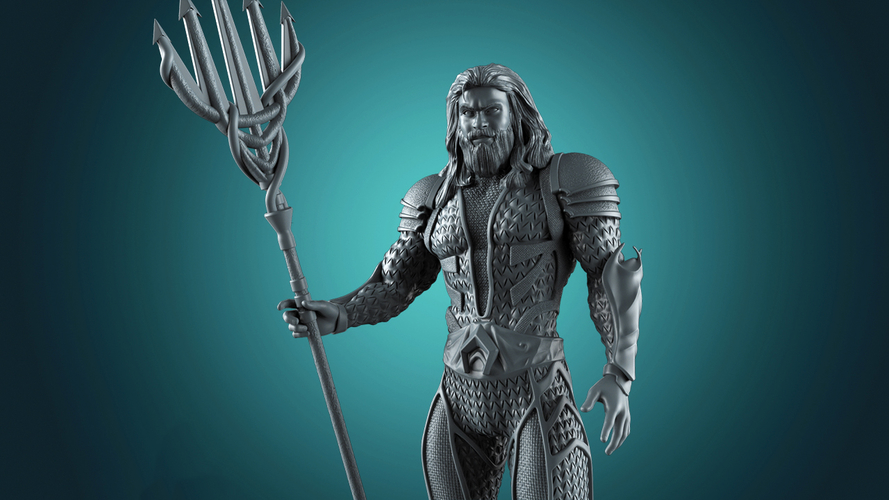 Aquaman - Justice League 3d print files 3D Print 262586 Aquaman - Justice League 3d print files 3D Print 262586