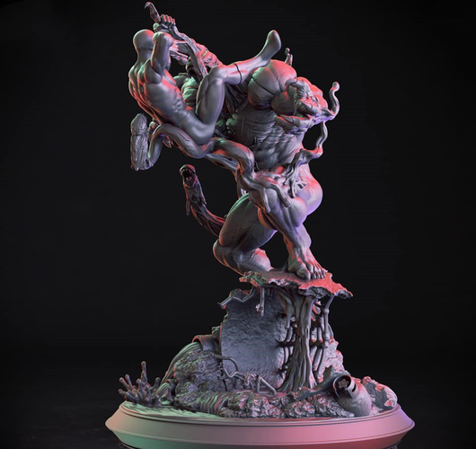 VENOM vs SPIDERMAN - 3D Print Model 3D Print 262688 VENOM vs SPIDERMAN - 3D Print Model 3D Print 262688