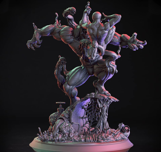 VENOM vs SPIDERMAN - 3D Print Model 3D Print 262691 VENOM vs SPIDERMAN - 3D Print Model 3D Print 262691