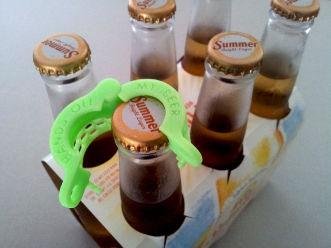 Beer Bottle Lock 3D Print 26292