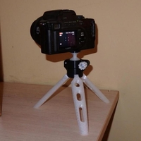 Small Camera tripod with ball joint and strong screw 3D Printing 262956