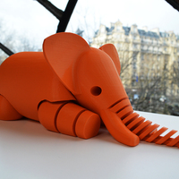 Small Elephant 3D Printing 2632