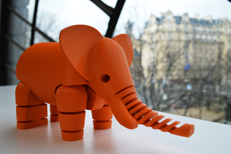 Elephant 3D Print 2633
