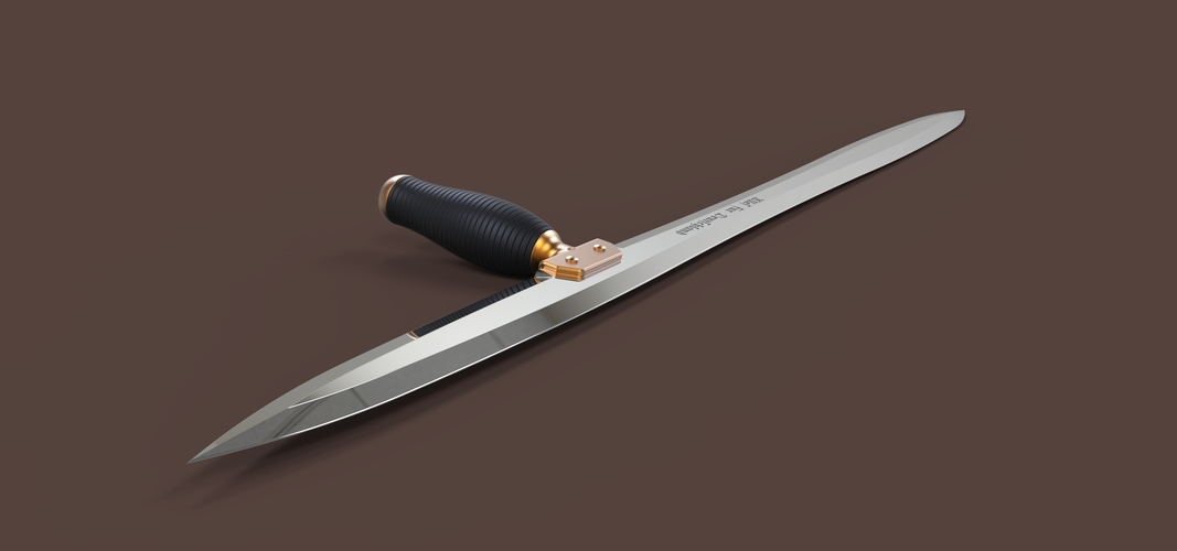 Sword of Karl Ruprecht Kroenen from the movie Hellboy 2004 3D Print 263343 Sword of Karl Ruprecht Kroenen from the movie Hellboy 2004 3D Print 263343