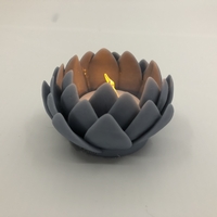 Small Flower Tealight holder 3D Printing 263381