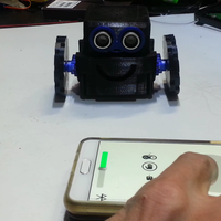 Small How to make a little robot controlled by smartphone 3D Printing 263419