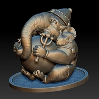 Small Ganesha - statuette - figure - 2019 3D Printing 263636