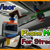Small Car Phone Mount for Streamers 3D Printing 263782