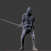 Small chivalry knight 3D Printing 26573