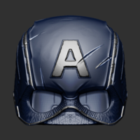 Small Captain America Helmet Avengers Endgame Cosplay 3D Printing 265953