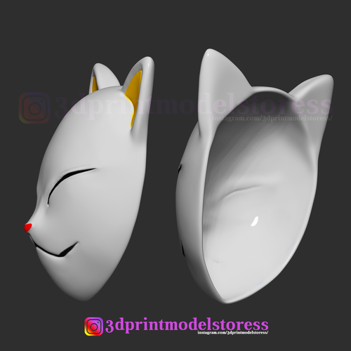 Makomo Mask Kimetsu no Yaiba Costume Cosplay Helmet 3D Print 265975