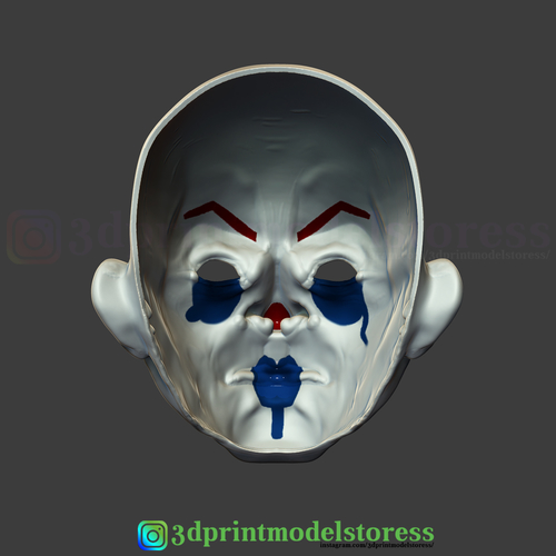 Joker Henchmen Dark Knight Clown Mask Costume Helmet  3D Print 265995