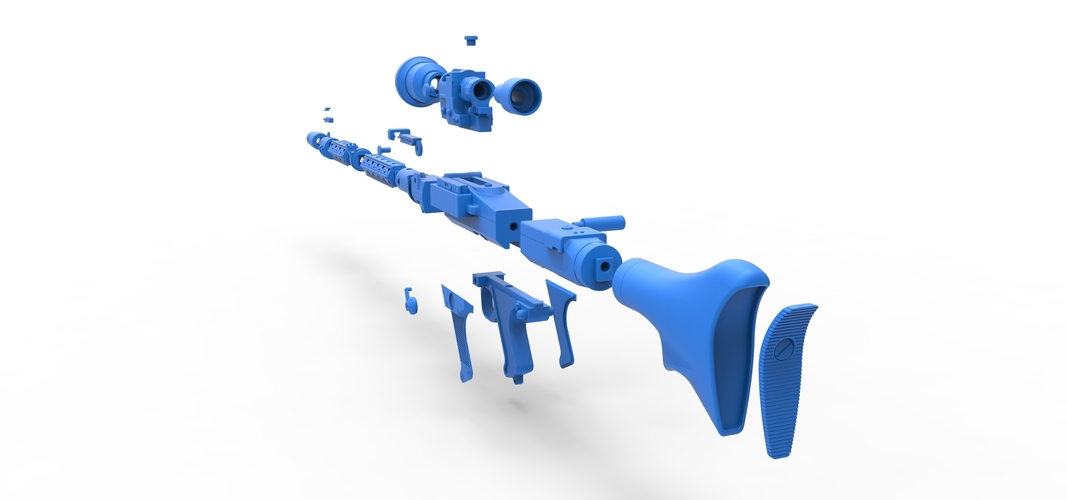 Stormtrooper Heavy Blaster Rifle DLT-19X from Star Wars 3D Print 266835 Stormtrooper Heavy Blaster Rifle DLT-19X from Star Wars 3D Print 266835