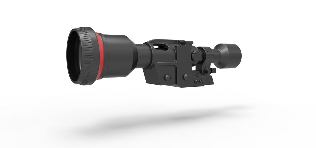 Scope from the Heavy Blaster Rifle DLT-19X from Star Wars 3D Print 266896 Scope from the Heavy Blaster Rifle DLT-19X from Star Wars 3D Print 266896