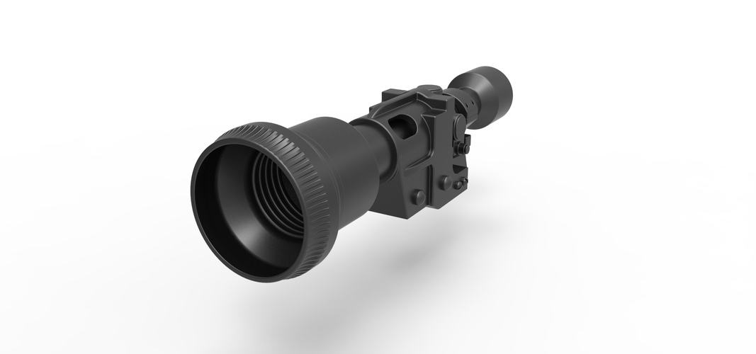 Scope from the Heavy Blaster Rifle DLT-19X from Star Wars 3D Print 266897 Scope from the Heavy Blaster Rifle DLT-19X from Star Wars 3D Print 266897