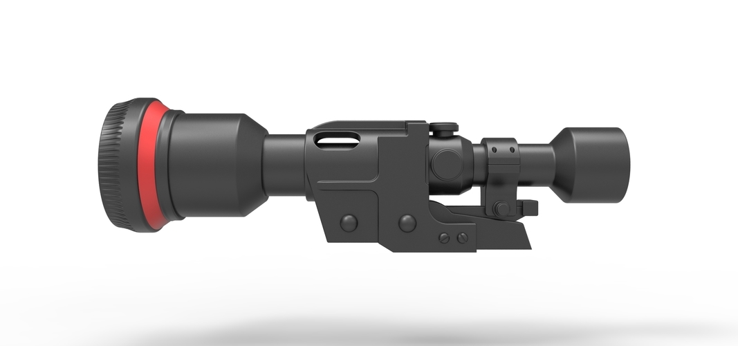 Scope from the Heavy Blaster Rifle DLT-19X from Star Wars 3D Print 266900 Scope from the Heavy Blaster Rifle DLT-19X from Star Wars 3D Print 266900