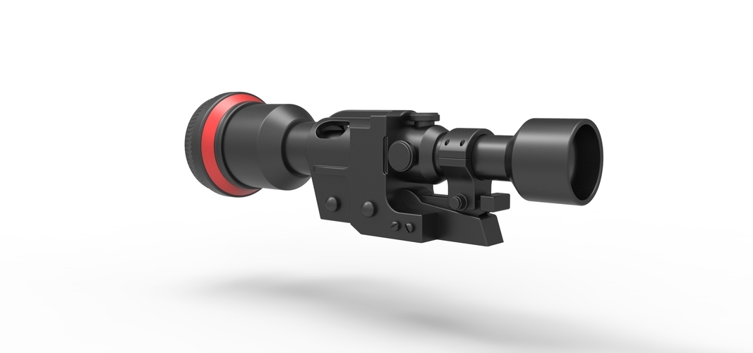 Scope from the Heavy Blaster Rifle DLT-19X from Star Wars 3D Print 266904 Scope from the Heavy Blaster Rifle DLT-19X from Star Wars 3D Print 266904
