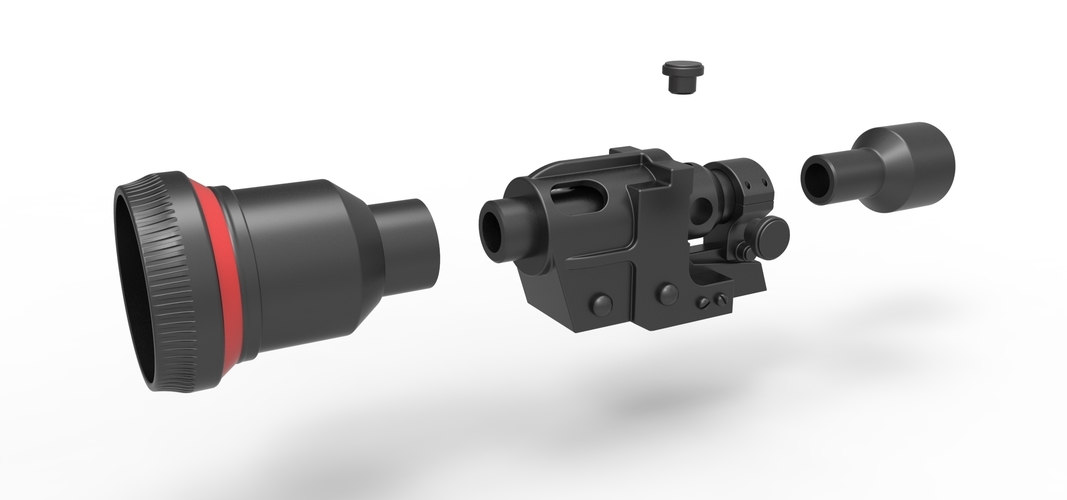 Scope from the Heavy Blaster Rifle DLT-19X from Star Wars 3D Print 266908 Scope from the Heavy Blaster Rifle DLT-19X from Star Wars 3D Print 266908