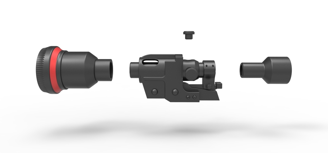 Scope from the Heavy Blaster Rifle DLT-19X from Star Wars 3D Print 266910 Scope from the Heavy Blaster Rifle DLT-19X from Star Wars 3D Print 266910