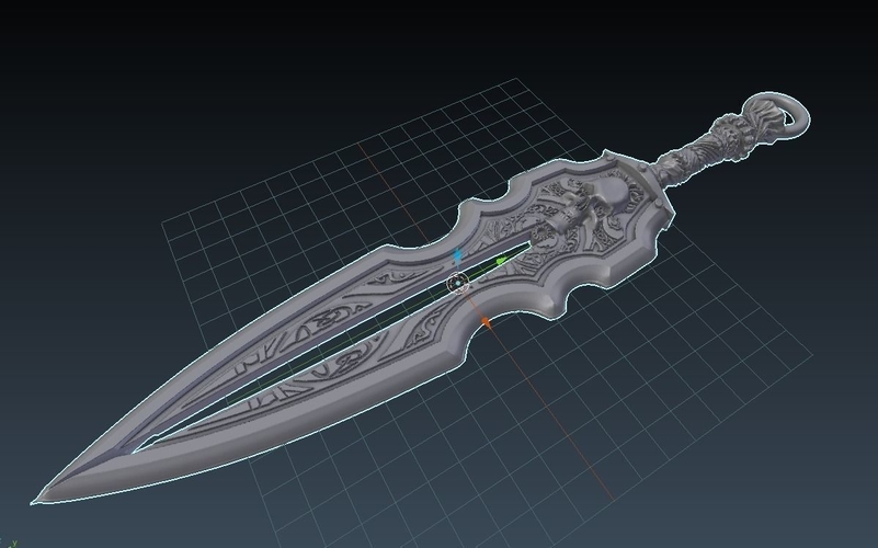 Celtic knife 3D print model 3D Print 267182 Celtic knife 3D print model 3D Print 267182