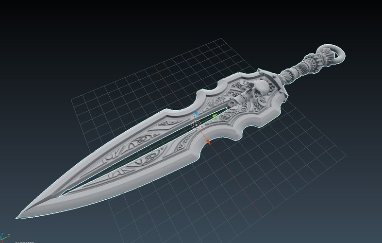 Celtic knife 3D print model 3D Print 267183 Celtic knife 3D print model 3D Print 267183