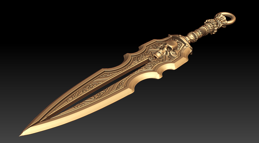 Celtic knife 3D print model 3D Print 267186 Celtic knife 3D print model 3D Print 267186