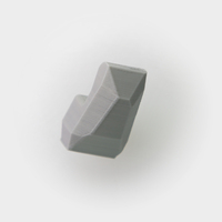 Small Faceted Wall Hook 3D Printing 26724