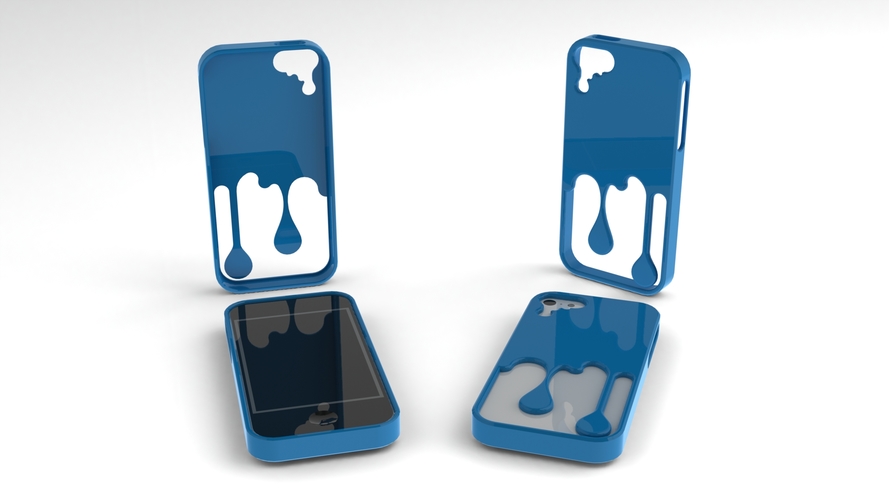 Melting iPhone Case (iPhone 5) 3D Print 2674