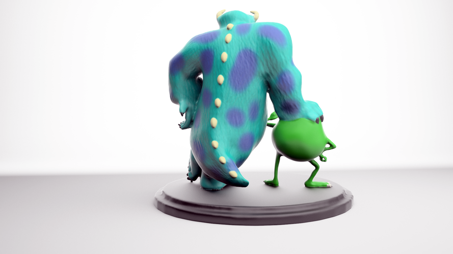 Mike and Sully From Monster inc 3D Print 267996