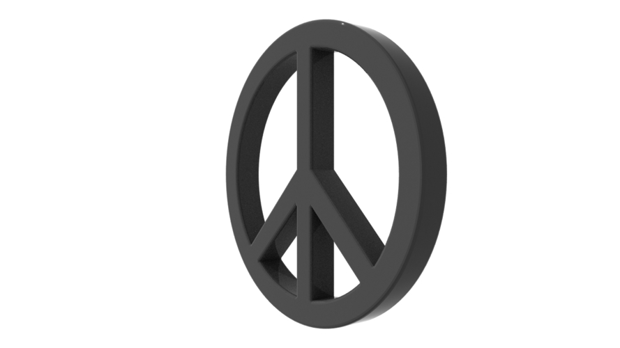 peace sign 3D Print 268997